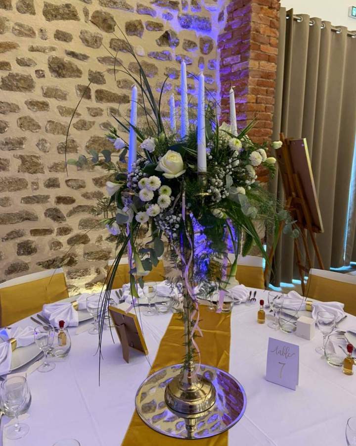 Décoration florale pour un mariage Argentan